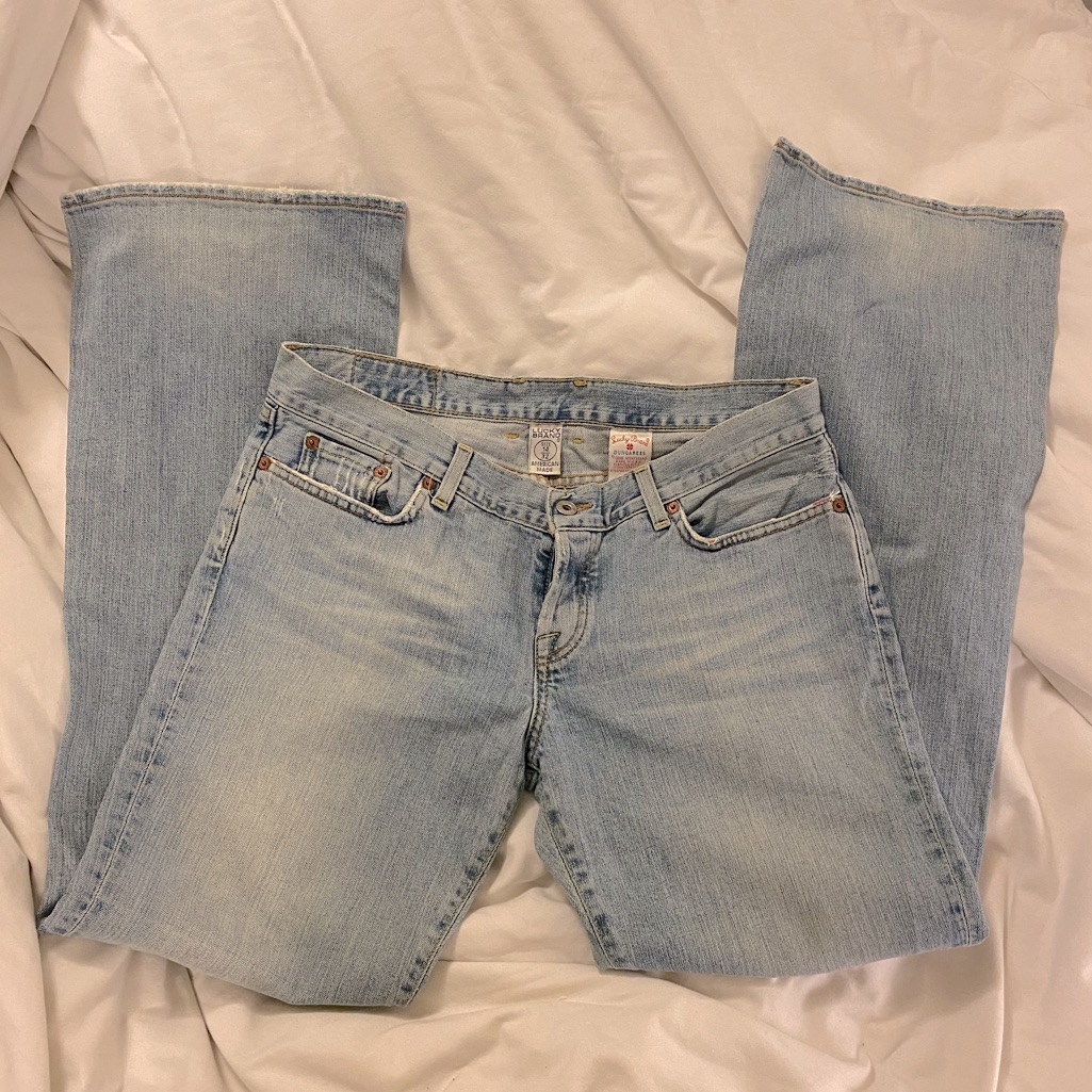 Lucky Brand Dungarees Y2k Lowrise FlareBootcut Jeans Sz 32 Lucky Brand Dungarees Y2k Lowrise FlareBootcut Jeans Sz 32